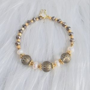 Beaded Bangle Bracelet